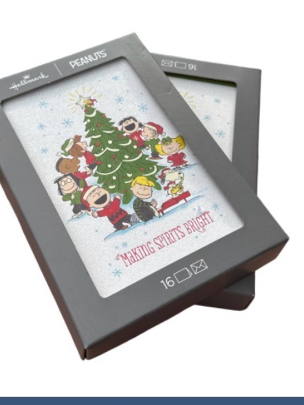 Peanuts Holiday Christmas cards 16 by Peanuts - Green, Red, White